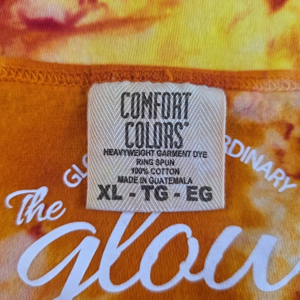 Comfort Colors The Glow Co Manifest That Sh*t Tie Dye Tank Top XL Cotton Graphic